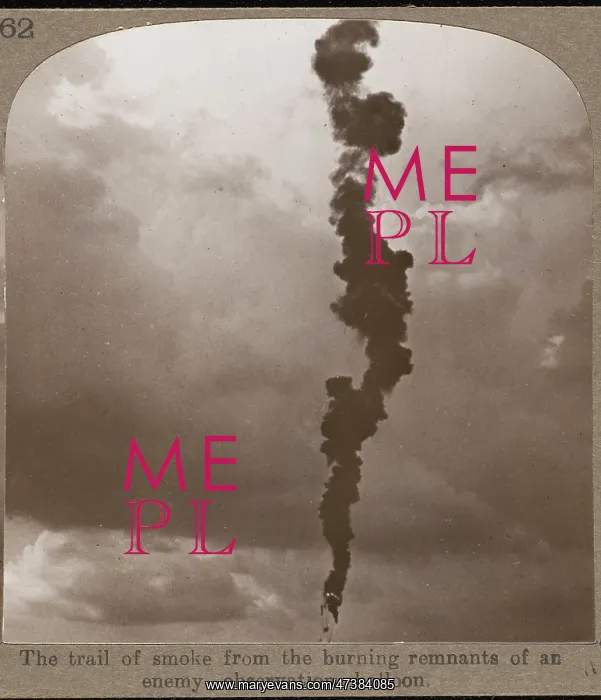 : SMOKE TRAIL, 1ST WW : SMOKE TRAIL, 1ST WW