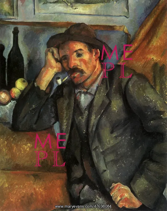  : The Smoker, by Paul Cezanne