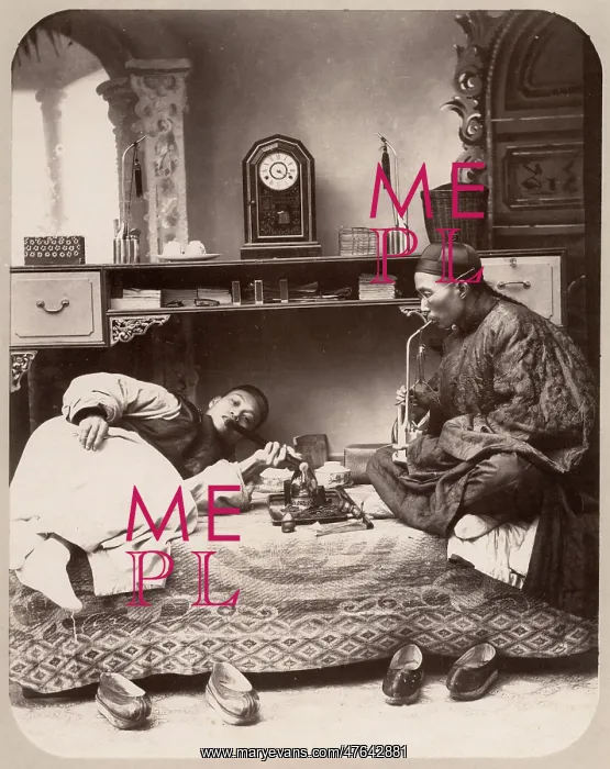  : Smokers in a Chinese Opium Den