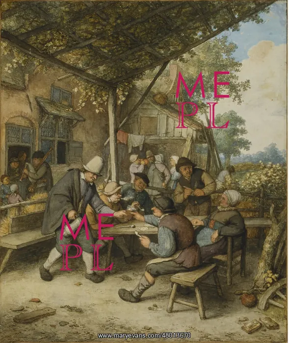 : Smokers and drinkers, by Adriaen van Ostade : Smokers and drinkers, by Adriaen van Ostade