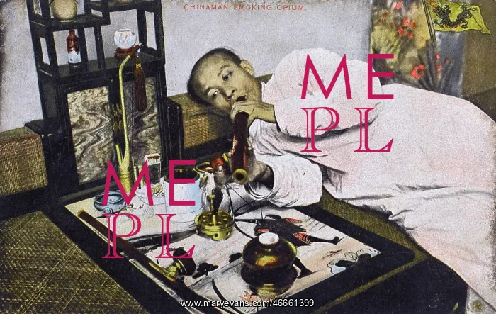  : Smoking Opium, China