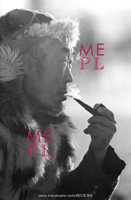: Smoking reindeer breeder, 1969 : Smoking reindeer breeder, 1969