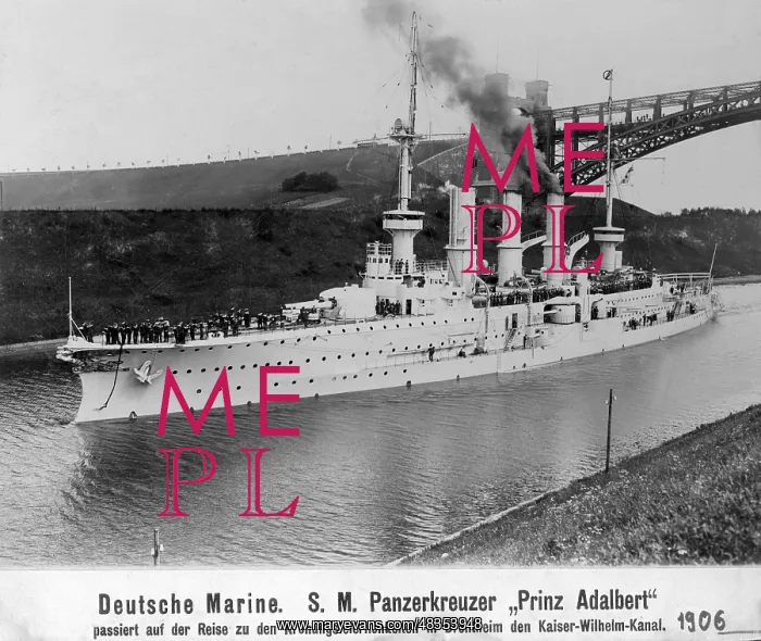 : SMS battleship Prinz Adalbert, 1906 : SMS battleship Prinz Adalbert, 1906