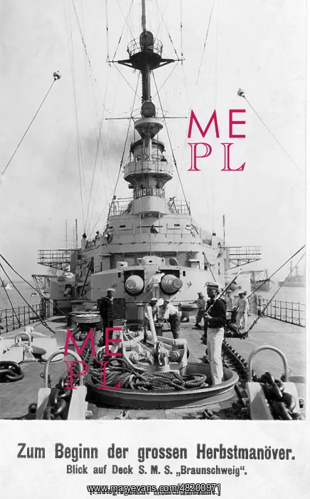 : The SMS Braunschweig, 1910 : The SMS Braunschweig, 1910