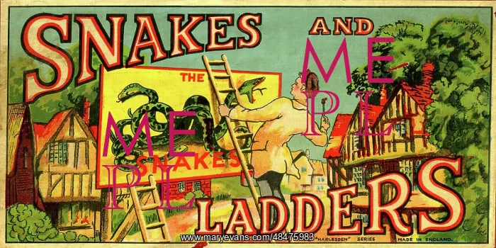  : Snakes and Ladders box lid