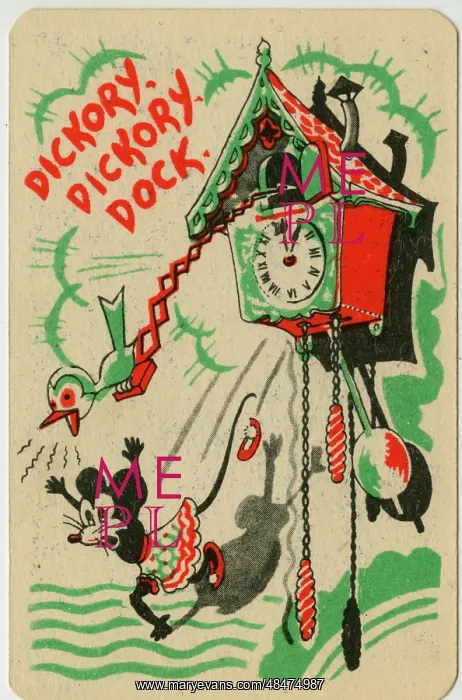 : Snap card - Dickory Dickory Dock : Snap card - Dickory Dickory Dock