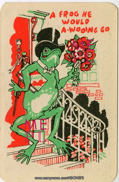: Snap card - A frog he would a-wooing go : Snap card - A frog he would a-wooing go