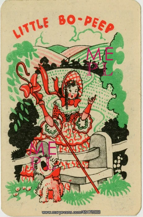 : Snap card - Little Bo-Peep : Snap card - Little Bo-Peep