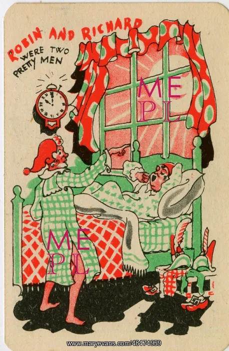: Snap card -- Robin and Richard were two pretty men : Snap card -- Robin and Richard were two pretty men