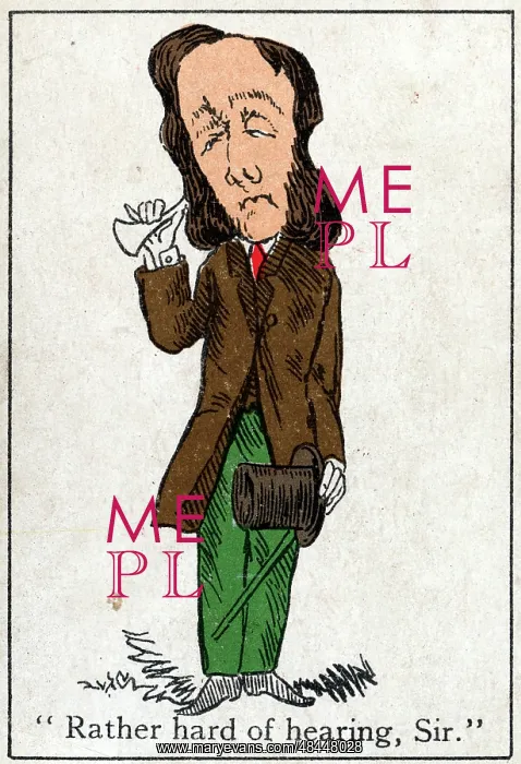  : Snap Playing Card - Man with ear trumpet