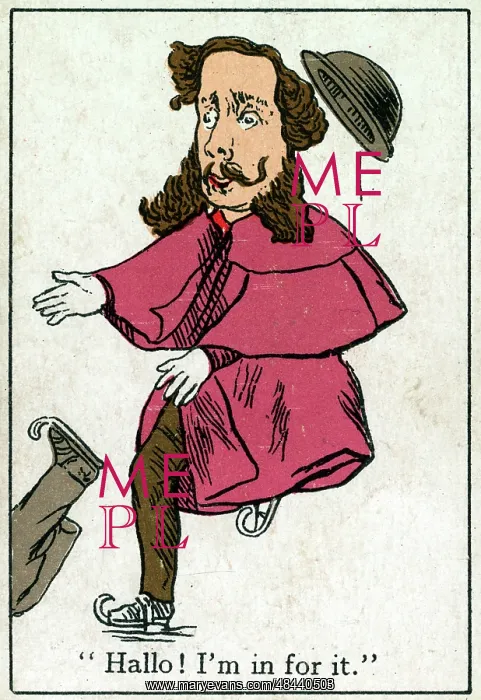 : Snap Playing Card - Man skating : Snap Playing Card - Man skating