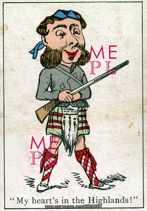  : Snap Playing Card - Scots Highlander