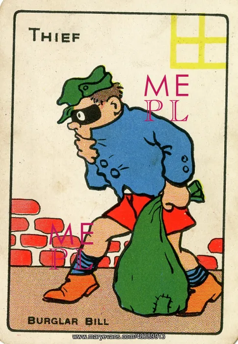  : Snap Playing Cards - Thief - Burglar Bill