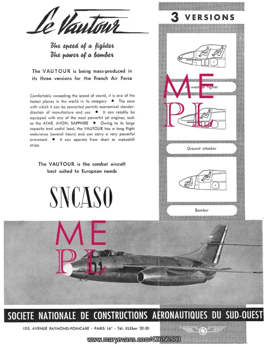 : SNCASO Sud Aviation Vautour : SNCASO Sud Aviation Vautour