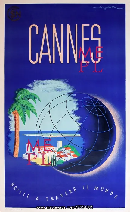 : SNCF poster, Cannes : SNCF poster, Cannes