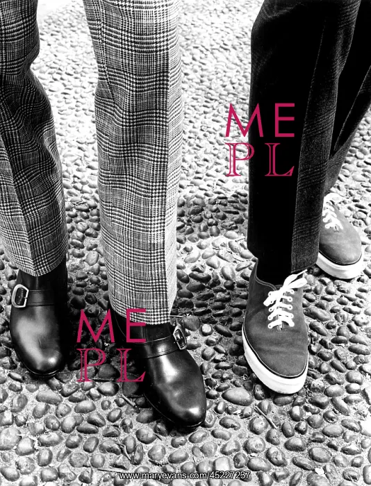 : Sneakers (right), w / Mod Ankle Boots, 1966. ? : Sneakers (right), w / Mod Ankle Boots, 1966. ?