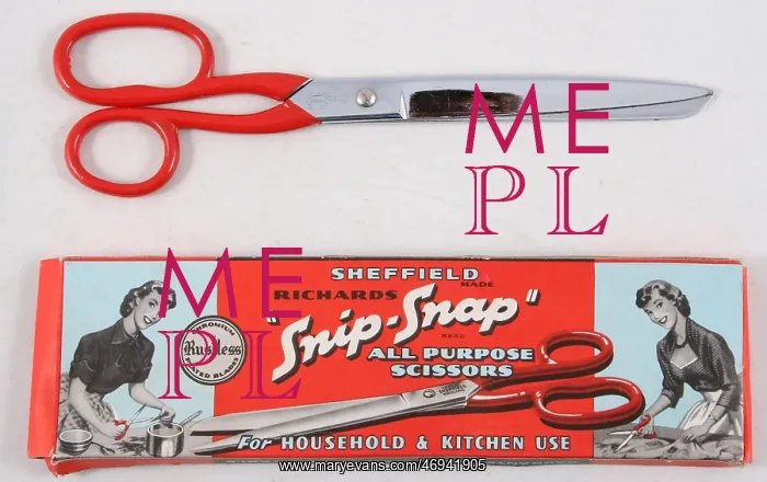  : snip snap, all purpose scissors, packaging history