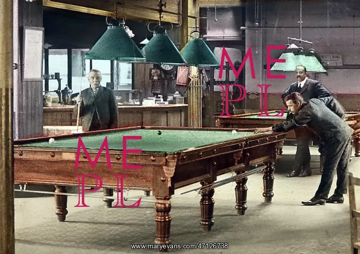  : Snooker Hall, early 1900s