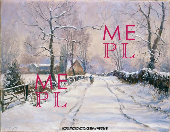 : Snow on the Branches ' a Lane : Snow on the Branches ' a Lane
