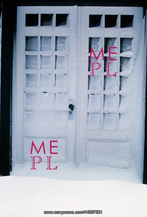  : Snow-covered doorway