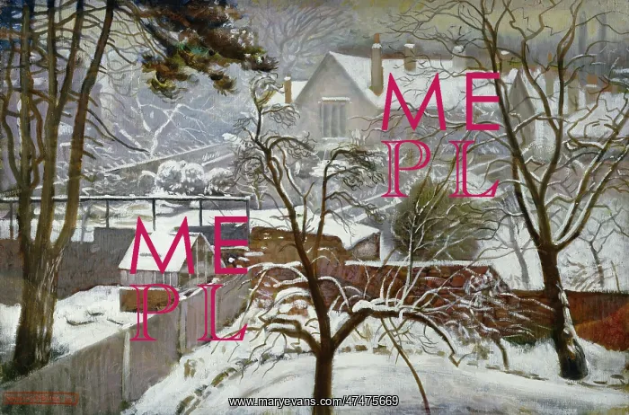 : Snow in my Garden, 1939 : Snow in my Garden, 1939