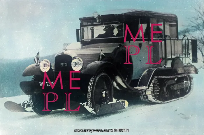 : Snow Mail Van : Snow Mail Van