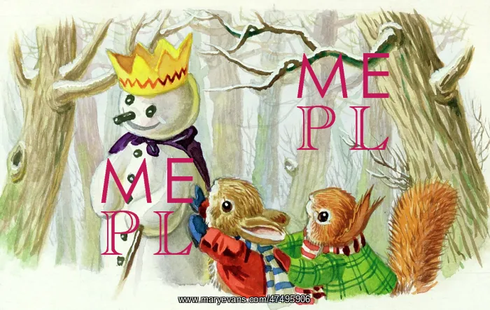 : The Snow Prince - in woodland : The Snow Prince - in woodland