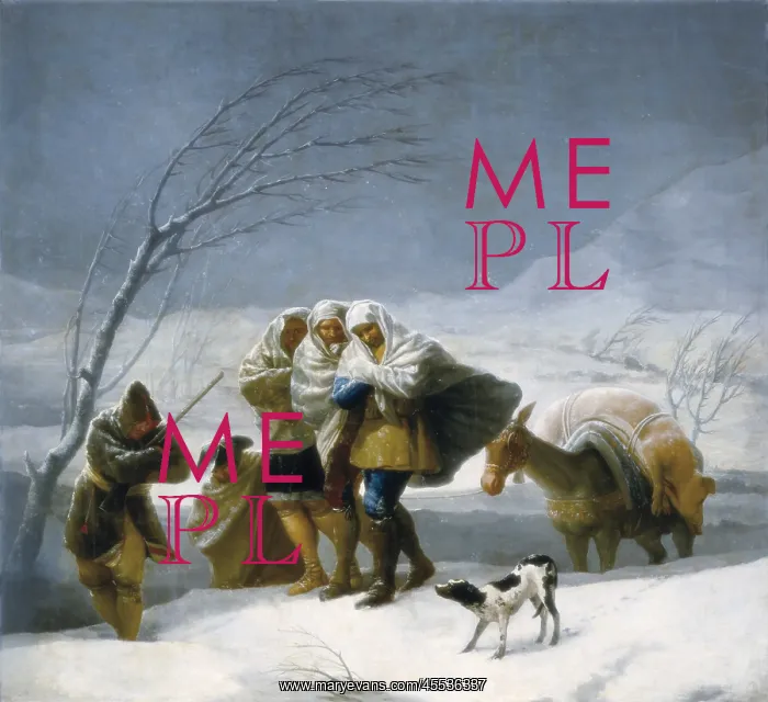 : The Snowfall, by Goya : The Snowfall, by Goya