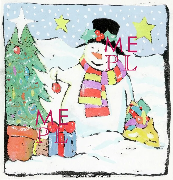  : Snowman and Tree
