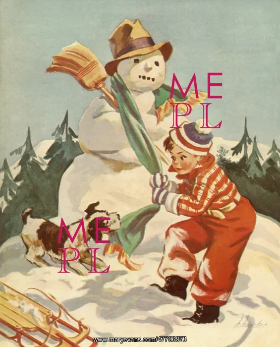 : Snowman vs. Dog : Snowman vs. Dog