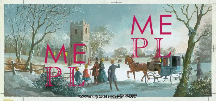  : Snowscene with church