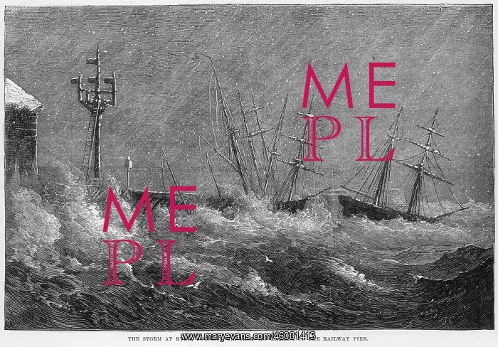 : Snowstorm at Ryde 1881 : Snowstorm at Ryde 1881