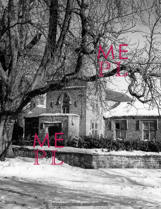 : SNOWY OLD SCHOOL HOUSE : SNOWY OLD SCHOOL HOUSE