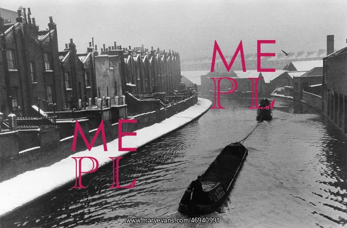 : SNOWY PADDINGTON CANAL : SNOWY PADDINGTON CANAL