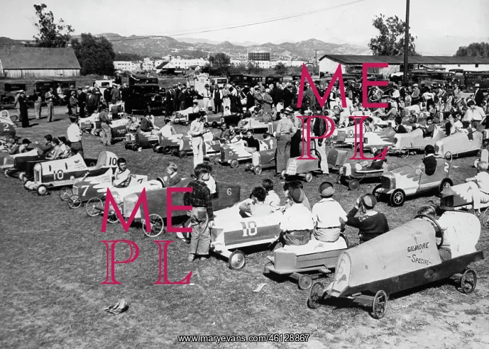 : Soapbox derby. Los Angeles. 1933. Photograph : Soapbox derby. Los Angeles. 1933. Photograph