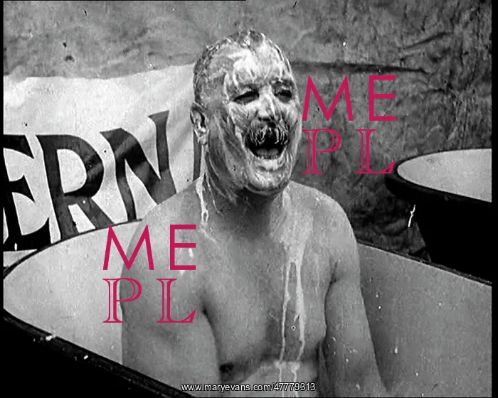 : Soapy Soldier Sitting Happily in the Bath : Soapy Soldier Sitting Happily in the Bath