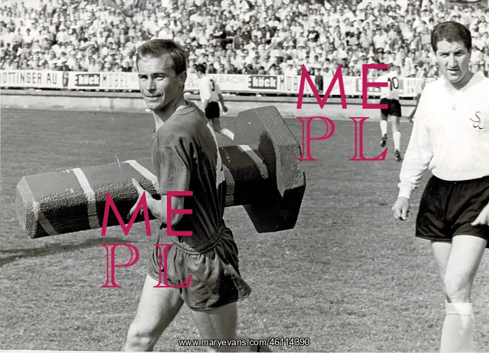 : Soccer player Hans (Johann) Eigenstiller during the matc : Soccer player Hans (Johann) Eigenstiller during the matc