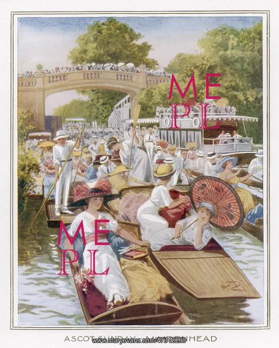 : SOCIAL / ASCOT SUNDAY 1900 : SOCIAL / ASCOT SUNDAY 1900