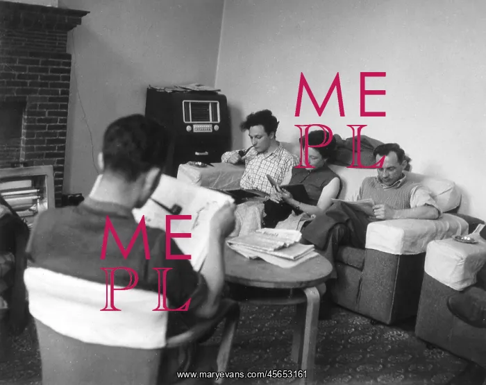 : SOCIAL / COMMON ROOM 1950S : SOCIAL / COMMON ROOM 1950S