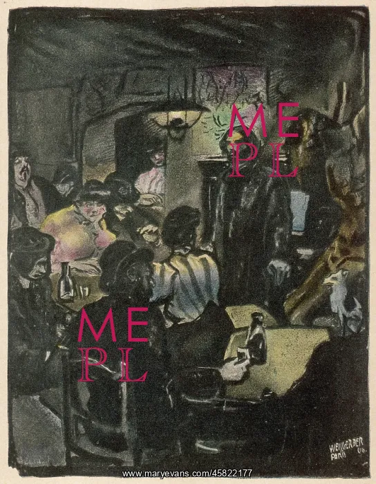  : SOCIAL / LAPIN AGILE 1912
