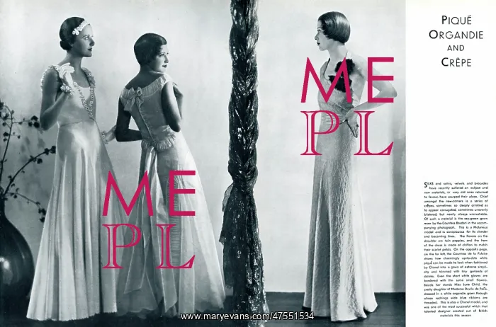 : Three society models by Madame Yevonde : Three society models by Madame Yevonde