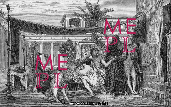: Socrates, 469 - 399 BC, Greek philosopher, visiting Alcibiades : Socrates, 469 - 399 BC, Greek philosopher, visiting Alcibiades