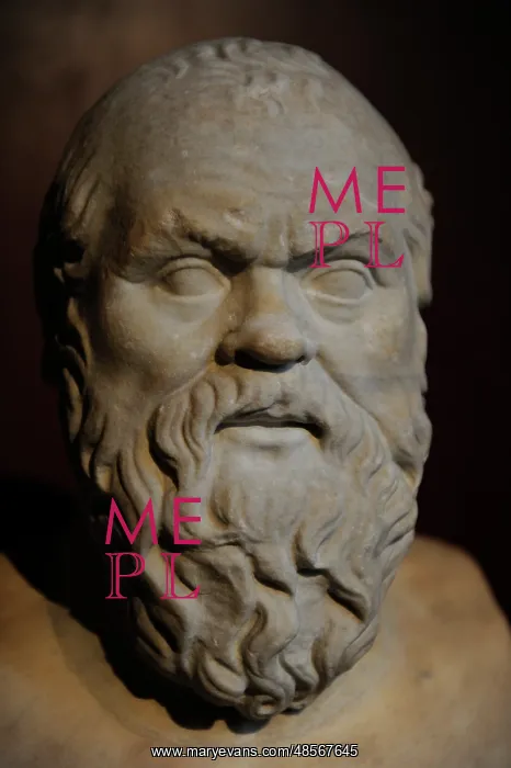: Socrates (470-399 BC). Bust : Socrates (470-399 BC). Bust