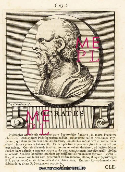 : Socrates, Greek philosopher from Athens : Socrates, Greek philosopher from Athens