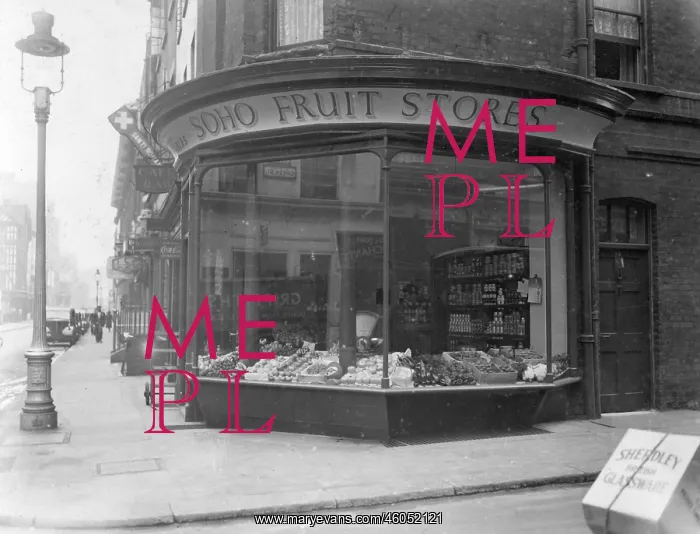 : Soho Fruit Stores, London : Soho Fruit Stores, London