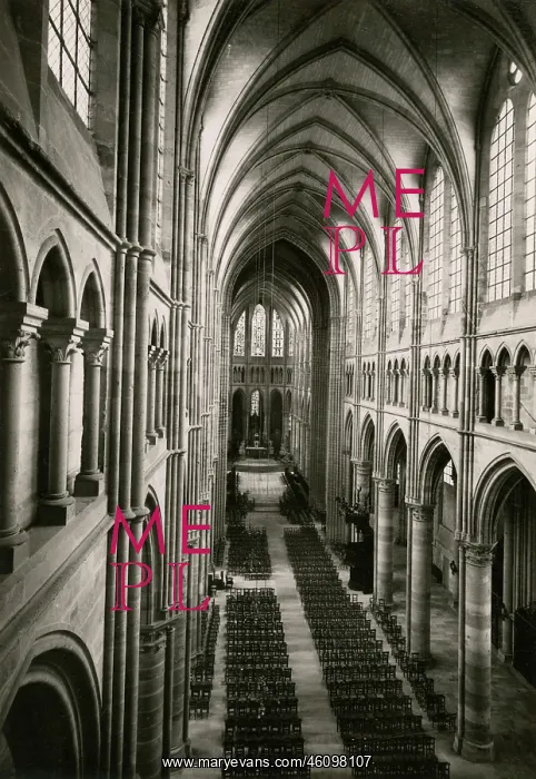 : Soissons, Aisne - Cathedral interior : Soissons, Aisne - Cathedral interior