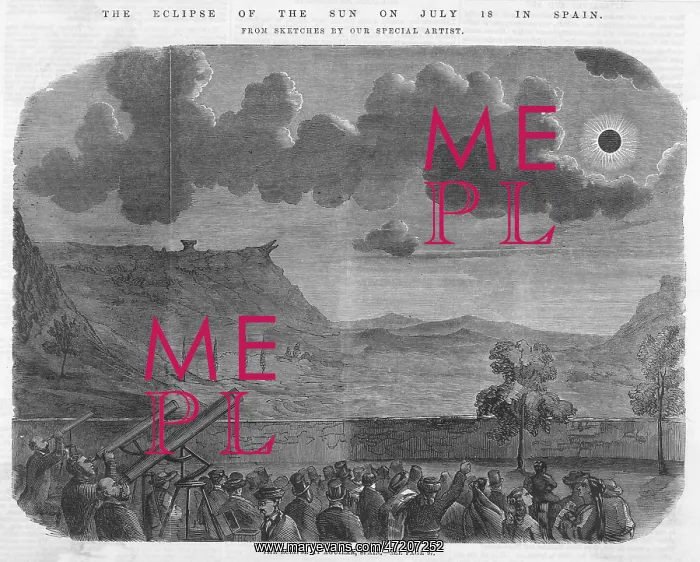  : SOLAR ECLIPSE / SPAIN 1860