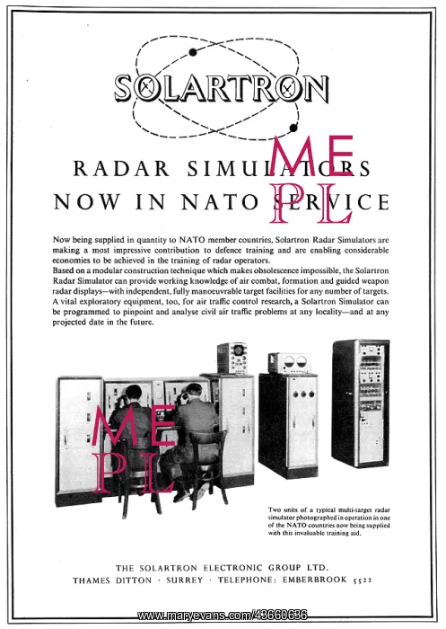  : Solartron Air Defence Radar Simulators - Solartron Computers