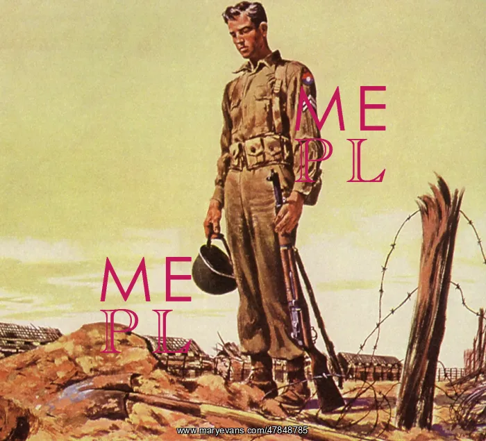 : Soldier at a Comrade's Grave : Soldier at a Comrade's Grave