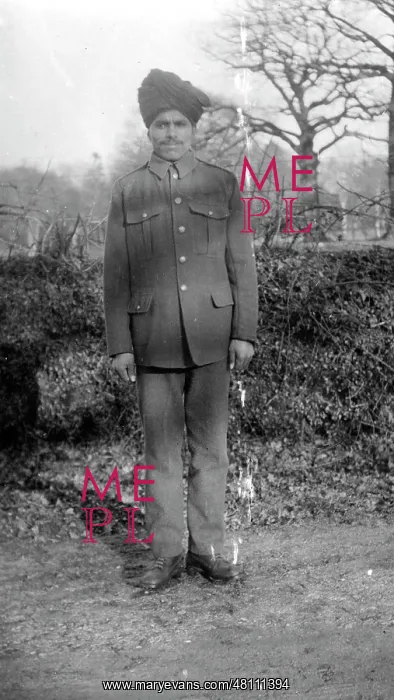 : Soldier in a garden : Soldier in a garden